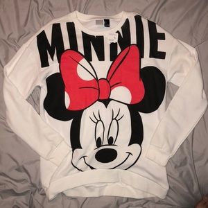 Forever 21 Minnie Mouse Sweater, Size Small